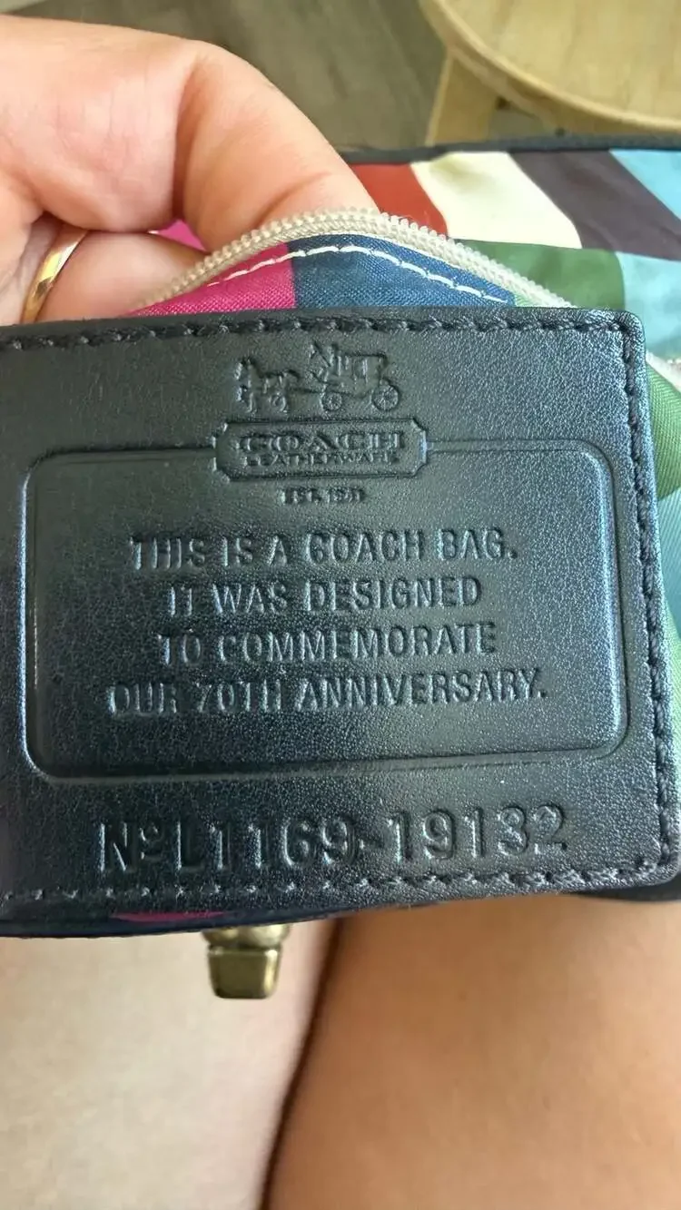 Coach Willis 70th Anniversary Limited Edition Black Crossbody Bag
